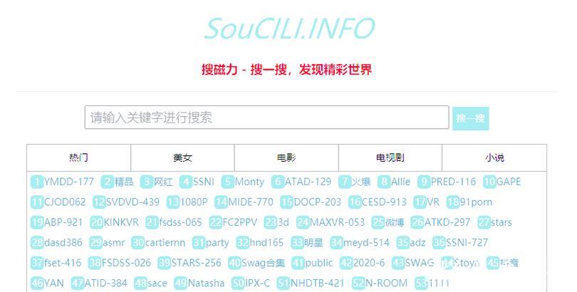探索天堂磁力搜索引擎的无限可能